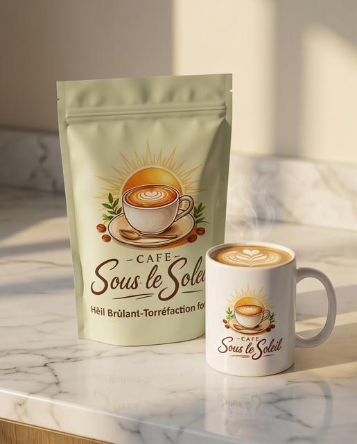 Combo Café Torréfaction Foncée + Tasse