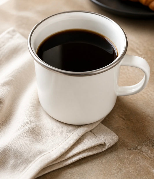 Enamel mug - White 11 oz